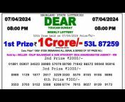 Today Lottery Result