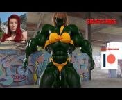 3D girl muscle growth