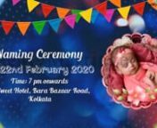 Customize this video at https://seemymarriage.com/product/choti-si-asha_naming-ceremony_a-beautiful_dotted-bg-theme_naming-ceremony/nCreate more Baby Announcement invitations @ https://seemymarriage.com/baby-announcement-videos/nCreate more Cradle Ceremony invitations @ https://seemymarriage.com/naming-ceremony-cradle-ceremony-videos/nCreate more Naming Ceremony invitations @ https://seemymarriage.com/naming-ceremony-cradle-ceremony-videos/nCreate Baby Announcement videos @ https://seemymarriage