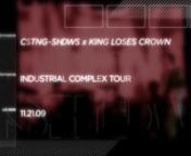 Produced in 2009 for King Loses Crown. KLC opened for industrial band Nitzer Ebb and decided to add CSTNG-SHDWS live video to the mix. We built a series of audio reactive, high contrast, graphic, and immediate punk rock motion graphics for the band, who wore all white stage outfits transforming them into a kinetic, screaming canvas. nnMichael Cobra, guitar and vocals of KLC art directed. nnxxx C-S xxxnnwww.kinglosescrown.comnwww.CSTNG-SHDWS.com