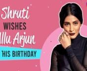 Shruti Haasan is the latest celebrity to join us Live on Instagram. Pinkvilla went Live With the actress yesterday and she spoke about how she has been misjudged for her vocal and outspoken nature and she also reveals that she was not treated well on a film set post her debut. Apart from that she wishes Allu Arjun on his birthday and talks about working with him, her father Kamal Haasan and also addressed rumours of her doing the Telugu remake of Pink, titled Vaakil Sahab opposite Pawan Kalyan.