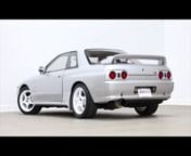 Hands down the most requested car we get here at Classics is the R32 GTR. There&#39;s no question as to why everyone is after Godzilla either; its the car that really put Nissan on the map. This particular GTR isn&#39;t just your run of the mill skyline either, but one of only a handful of V-Specs. This GTR has been kept largely all stock and is finished in the most popular color of all; Spark Silver Metallic (KL0). The exterior has been kept largely all stock with the addition of some white, 17