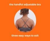 Looking for the best adjustable sports bra? The Handful Adjustable Sports Bra is a washable soft, versatile, wear-everywhere moisture-wicking sports bra featuring pockets, removable pads, and straps that can be worn in three ways. It is the original do-it-all, all-day-long adjustable sports bra! https://handful.com/products/handful-adjustable-bra/ripple-effect