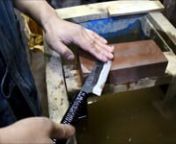 How to Sharpen a Japanese Wa Gyuto Santoku Knife on a Wet Stone by Shokei Funaki from shokei