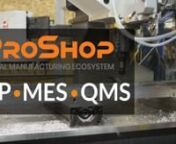 ProShop is a comprehensive web-based and totally paperless shop management system for small to medium manufacturing companies. ProShop was built on the shop floor of a machine shop for nearly 20 years, and it&#39;s not like anything you&#39;ve seen. Built to manage the complex manufacturing environment better than anything else on the market - by an order of magnitude. Never before has there been a system that gives you such insight into every detail of your manufacturing company. ProShop is best descri