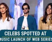 Ekta Kapoor&#39;s new upcoming web series features Krystle D&#39;souza, Aditya Seal and Anushka Ranjan in lead roles. Ekta Kapoor along the cast of the web series was snapped at the Trailer and Music Launch. Check out the video and let us know in the comments section what you think about the video.