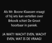 Meld onbegrijpelijk gedrag rechtersnColumn - Jan Boonenhttp://www.crimesite.nl/column/jan-boone/28143-rechters-aanspreken-onbegrijpelijk-gedragnnHet is voor mij niet te doen om inhoudelijk op deze complexe zaak in te gaan.nMijn bedoeling van dit clipje is U kennis te laten maken met de onbeschofte houding van Raadsheer mr. Rolf de Groot. nKeer op keer schoffeert mr. De Groot mr. Jan Boone en maakt hij hethem zo goed als onmogelijk een fatsoenlijk getuigenverhoor te houden.nOp cruciale momenten