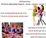 “365 VIETNAMESE” is now ready! Let’s visit Learn Vietnamese With Annie’s facebook page EVERYDAY to ENRICH your Vietnamese vocabulary!nnContinuing with last week,, let’s learn some common structures to form more complex sentences!n1. Vì… nên… (Because…, …)nnVì thời tiết thay đổi nên rất nhiều người bị cảm. (Many people get sick because of the changing weather.)nnVì mệt nên chồng tôi đi ngủ sớm. (My husband goes to bed early because he is tired.)