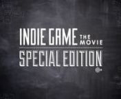 With 300+ mins of new epilogues &amp; short films, the Indie Game: The Movie Special Edition is another 3 film&#39;s worth of stories, crafted by the directors of the original, Sundance award-winning, feature documentary. Find out what happened after &amp; about other games and game creators.nnGet the Digital Version for only &#36;5 here: http://buy.indiegamethemovie.com/nOrder your very special Limited Edition Box Set here: http://buy.indiegamethemovie.com/nnAvailable NOW!nnA film by Lisanne Pajot