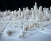Behind the scenes 3D printed model of San Francisco:nConnex 500 printed 3d model of a portion of San Francisco.The model was created to aid real-estate developer Tishman Speyer in telling the story of urban development in the rapidly changing SOMA neighborhood.It can help with urban planning and building construction decisions that are better understood with the kind of physicality that only a real-world 3D replica offers compared to digital images or digital models.