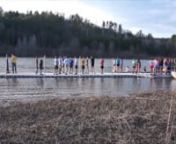 This video is about the first day at the new FoHC boathouse and dock