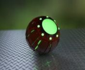 Modeled, textured, and lighting in Cinema 4D.
