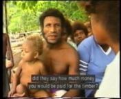 From 1989: shot with the PNG Police U-matic video team after my Hi-8 camera was stolen.nWe distributed hundreds of VHS copies across the schools, churches and market video-shacks of PNG to share these stories of what really happens when a logging company comes to your village with a great-looking deal. nIt raised a lot of interest, and the best compliment was when pirate tapes started appearing...nVSO biology teacher Keith Harris conceived the project and brought me in as producer/director. nLeo