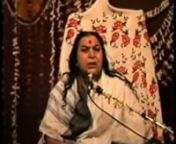 Archive video: H.H.Shri Mataji Nirmala Devi speaking in Marathi at a Sahaja Yoga public program in Shrirampur, Maharashtra, India. (1999-1209)nLonger video: https://vimeo.com/135932811