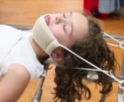 A visual documentation of a young girl getting a brace made to address her scoliosis.