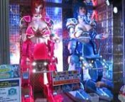 robot advertisement for robot restaurant in kabukichō, tokyo. towards the end of the video, you can see some robot movement, fortunately.