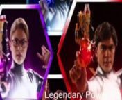 Power Rangers Dino Super Charge Purple and Red Rangers Morphs from power rangers dino charge