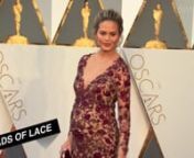 The Oscars&#39; finest stunned in styles from white, pastels and dark jewel tones to sky high slits and lace all over. Check out who wore which...
