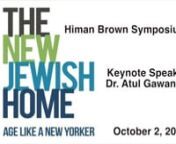 More than 400 of our friends, care partners, colleagues and supporters joined The New Jewish Home on October 2, 2015 as we hosted featured speaker, Dr. Atul Gawande.Author of the best-selling book, Being Mortal, Dr. Gawande led the audience through the challenges we all face when making end-of-life choices for our loved ones and ourselves.He also highlighted the Green House Project and Jewish Home’s initiatives as examples of positive transformation in eldercare.nnAfter his remarks, Dr.