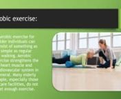 Dr. Pankaj Naram, an internationally sought-after master healer and recognized authority in pulse reading and marma shakti, highlights information about elder exercise for informational and educational purposes.