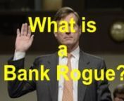 This video shows Credit Suisse&#39;s criteria for deciding who is a bank rogue – using the bank&#39;s documents authenticated by a US Senate investigation and sworn testimony by the CEO extracted from:nBank Secrecy - Questions Part 2 (36 mins) vimeo.com/150138221nRelated: How Credit Suisse Wastes the Time of the People It Wants to Deceive https://vimeo.com/151009811nnA Travel Report by a Swiss banker who was strictly forbidden from going to the US except for social activities is examined. The Travel R
