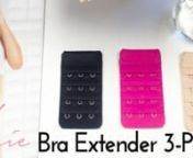 Is your You! Lingerie Nursing bra band too snug around your chest? No problemo, we&#39;ve got you covered, literally! http://www.you-lingerie.com/products/you-lingerie-bra-extenders-3-packnnThis 3-pack bra extender is the YING to your You! Lingerie bra YANG as it is a perfect fit to all of our bra bands. It comes in 3 chic colors: Nude, Black and Pink. Each bra extender features 4 rows of 3 hooks and eyes.