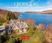 &#39;Croiscrag&#39;,Loch Rannoch • Pitlochry • Perth &amp; Kinross. Traditional Highland lodge in a spectacular lochside setting.nnContact:nMichael Jonesnt: 0131 222 9600 n80 Queen Street Edinburgh, nEH2 4NF nmichael.jones@knightfrank.comnknightfrank.co.uknnAerial video produced by Propertyflix for Squarefootmedia © 2016. squarefootmedia.co.uk / propertyflix.co.uknPropertyflix are a CAA approved professional UAV (drone) operator based in Edinburgh.All necessary permissions for this shoot