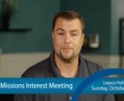 Sunday Announcements with Chris Merz and Barry Edwards:n- Middle School Missions Interest Meeting coming up Sunday 09/09/16 [D038 in Legacy Hall]n- Sunday Fun-Day coming up Sunday 09/02/16! Register at a Welcome Desk this Sunday or online at http://crosslifechurch.com/event/5106/