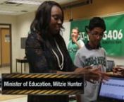 Minister of Education, Mitzie Hunter visits St. Luke Catholic Elementary School in Hamilton to see STEM practises in the classroom and robotics.