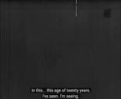 Screenshot from Mrinal Sen&#39;s movie &#39;Calcutta 71&#39; encoded into video. The Bengali speech was auto-translated and captioned by YouTube.