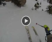 Giray Dadali aka Ahmet&#39;s Brother links together a rad line on a prototype #JVacationSki. See his skis &#62;&#62; https://jskis.com/products/ahmets-brother