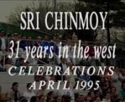 Highlights of Sri Chinmoy&#39;s April Celebrations 1995, entitled 31 years in the West. Walking meditations, meditation close-ups, a poetry recitation, singing with harmonium as well as the opening ceremony of the “Sri Chinmoy Oneness-Home Peace Run” in Manhatten, including speeches by invited guests, a performance by singer Addwitiya Roberta Flack and Sri Chinmoy blessing the torch. Filmed by kedarvideo, Switzerland.