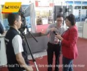 EZRENDA rendering machine and MINI Mixer attended M&amp;T Expo in Brazil exhibition ,the local TV station interview EZRENDA and specialized report our product ,exhibition customers also impressed with our new mini mixer ,think the machine reduce labour and save money. nWelcome distributors or buyers cooperate with EZRENDA.Top a hundred customers can enjoy surprise gift.nEmail:sales@ezrenda.com nTel/Whatsapp:+86-18665624699 nSkype:ezrenda-sales Wechat: EZ RENDA nWebsite:www.ezrenda.com www.automa