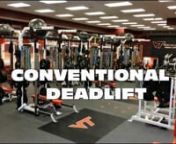 This video shows the proper technique for the barbell conventional deadlift