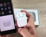 Apple AirPods Unboxing from apple airpods
