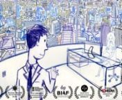 Short animated film by Daniel Šuljić, 2015.nSynopsis: Moving through a world filled with scanners and surveillance algorithms, while frivolously using different social networks, online forms and credit cards, the man of today gives away his privacy voluntarily. A decent citizen has nothing to hide. Only criminals do.nnVery accurate analysis on Zippy frames: zippyframes.com/index.php/shorts/transparency-by-daniel-suljicnnTechnique: Colored pencils on paper.nnPaper size is A3nnOriginal title: ST