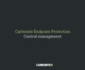 Get a detailed look at the administrative console for Carbonite Endpoint, including pre-configured policy settings, group policy deployment through Active Directory and LDAP, and advanced device management features like legal hold and remote wipe.nnLearn more about Carbonite Endpoint protection at https://www.carbonite.com/products/carbonite-endpoint-protection nnnnSubscribe to Carbonite on YouTube: nnhttps://www.youtube.com/channel/UCMmDeEbefPL9lBxgapWFmwQ nnFollow Carbonite on Vimeo: https:/