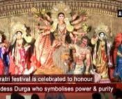 Mumbai, Oct 16 (ANI): Durga Puja is being celebrated across the country with religious fervour and gaiety. Navratri is celebrated to honour Goddess Durga who symbolises power and purity. Bhajans and especially the garba dance are the highlights of the festival. This year, Navratri is from October 10- October 18.