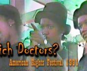 Which Doctors? American Rights Festival 2, 1991nWatching this band happily rock and wail through their pasture set makes one wonder what happened to these kids. Sorry I had to pull them before they finished, but we were already behind schedule.nn Here&#39;s what I remember: nSinger Mary was at KU majoring in Russian studies. That means she speaks Russian. All sorts of possibilities would have opened up for her. She&#39;s also the niece of a woman some of you know, Lija Lyles. Lija could help with that s