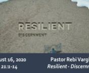 Pastor Rebi VarghesenActs 21:1-14nResilient Discernment