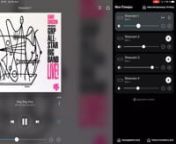Скрин экрана iPad при работе с приложением BluOS на стримере Monitor Audio IMS-4