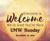 November 15, 2020 Wesley Park UMC Worship UMW Sunday from umw