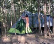 After the full moon of August 2020 it was time for Christian to pull down a campers tent on a gorgeous winter afternoon.nSee more: subscribe to patreon.com/SolomonForestCampground nAnd follow on Instagram @SolomonForestCampground