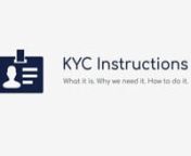 KYC Instructions from kyc
