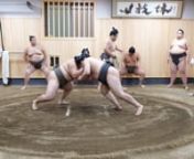 Have you ever wondered how sumo wrestlers spend their days? We followed the young rikishi of in the Naruto stable, overseen by former ozeki Kotooshu Katsunori, from their early morning training session to bed-time.