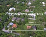 Located in the exclusive neighborhood of Ponce/Davis,nthe property features 2 adjoining lots, each with 5,150 SF of land. This isna rare opportunity to build 1 large home, or 2 homes. Ponce/Davis is withinnwalking distance to many South Miami restaurants, bars, and shops; and isnonly minutes away from Downtown Miami and the Beaches. Come build yourndream home in the middle of this stunning cul-de-sac or build to spec!nnExclusively Listed by The Meyer Group