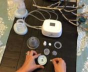 How to Disassemble & Assemble BelleMa Effective Pro Double Breast Pump (Spanish) from breast pump ma
