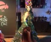audience footage of my oh Christmas tree act performed at Haus of T&#39;boo/ cheeky devils club x