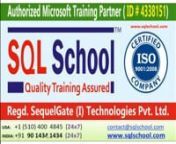SQL SERVER T-SQL n SQL DBA - Demo VideonnCompletely Real-time and practical training sessions from SQL School. nnTrainer Profile:nMr. Sai Phanindra Tholetin12+ Years Technical Expertisen@ Microsoft - Sep 2005 to June 2009n@ Deloitte - June 2009 to Feb 2012n@ Infosys - April 2012 to March 2013n@ SequelGate. Data Hosting, ConsultingnCertified since 2007 tnn MCP ID#3878262nnnSQL Server Versions:nSQL Server VersionsnSQL Sever 1.0nSQL Server 4.0nSQL Server 6.0n