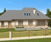 Projekt domu Z83 GP2 należy do kolekcji: projekty domów jednorodzinnych, współczesnych, zpoddaszem użytkowym, dachem wielospadowym i garażem dwustanowiskowym do 100 m2. Zobacz więcej na: https://z500.pl/projekt/Z83_GP2